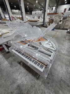 Fornitore all'Ingrosso di Pianoforti in Cristallo per Decorazione di Concessionarie <span class=keywords><strong>Auto</strong></span> di Lusso in Stile Francese - Product Image 6