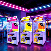Vente directe usine : Accepteur de billets pour machine de grue commerciale de type attrape-jeux en peluche, avec construction en métal et verre trempé
