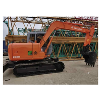 Hitachi — équipement de marque japonaise, pelle à chenilles sur terre, produits d'occasion, EX60 EX120 EX200 6 tonnes 12 tonnes 20 tonnes