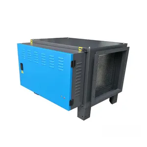 Customized blue color smokeless air cleaning system ESP electrostatic precipitators