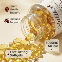 60 capsules d'extrait d'huile d'ail sans goût