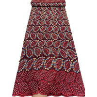 Tissu en dentelle suisse africaine NI.AI de haute qualité, écologique, avec pierres, tissus en voile suisse de coton nigérian avec pierres brillantes