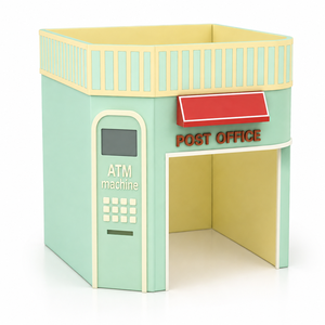 Équipement de jeu intérieur commercial pour enfants, thème Maison de jeu, Station de pompiers, Bureau de <span class=keywords><strong>poste</strong></span>, Salon de docteur, Café de jeu, pour jeux de rôle et fêtes - Product Image 4