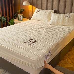 Funda de protección de colchón de pila de leche 10 adultos 60 funda de cama alfombrilla de cama personalizable <span class=keywords><strong>2022</strong></span> nueva Clase A Clip protector de colchón de algodón - Product Image 5