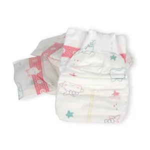 FREE SAMPLE PE back sheet disposable baby diaper manufacturer in China