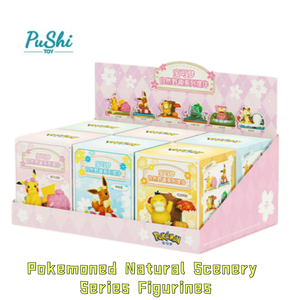 Nouvelle Série 2026 Originale Pokémon Scènes Naturelles Figurines Anime Boîte Mystère Eevee Pikachu Jouets Ornements en PVC - Product Image 1