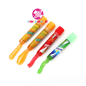 Dulces Fruity Jam Gel <span class=keywords><strong>Caramelos</strong></span> Líquidos Venta al por mayor Botella <span class=keywords><strong>de</strong></span> <span class=keywords><strong>Soda</strong></span> Personalizada Crazy Lipstick Shape Jelly Liquid Candy para Niños - Product Image 2