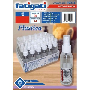 Botella de Plástico PET con Pulverizador, Capacidad de 60 ml - Product Image 1