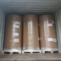 Prix pas cher papier thermique 48gsm 55gsm 58gsm 60gsm 70gsm papier thermique jumbo rouleaux 6000m-12000m