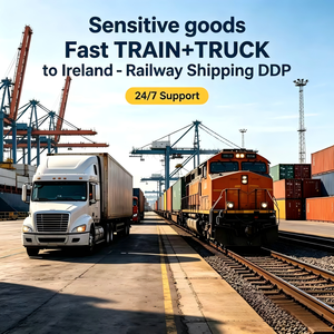 Transport RAPIDE <span class=keywords><strong>TRAIN</strong></span>+CAMION vers l'<span class=keywords><strong>Irlande</strong></span> - Expédition Ferroviaire DDP |   Marchandises sensibles - Product Image 1