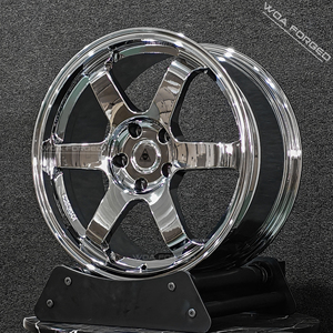 ล้อแม็กซ์ Volk Racing TE37 อัลลอยด์ฟอร์จ อลูมิเนียม JDM ขนาด 18 19 20 21 นิ้ว ขอบโครเมียม 5x120 5x114.3 5x112 แบบกำหนดเองได้ - Product Image 5