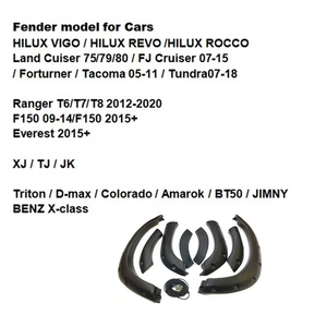 Guardabarros JOP4x4 con Textura ABS, Ajuste Personalizado para HILUX <span class=keywords><strong>VIGO</strong></span> 2005-2011, Protección contra Barro y Accesorio de Estilo Exterior Robusto - Product Image 4