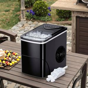 Machine à glaçons électrique portable mini avec réservoir d'eau pour voiture, cuisine extérieure et usage domestique - Product Image 6