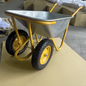 Fábrica China carretilla WB5009 Material plástico metálico ruedas de 4,00-8 pulgadas para Turkmenistán/Kazajstán/Kirguistán/Tayikistán - Product Image 1