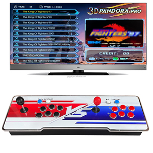 Console de Jeu Rétro Arcade Pandora's Box avec Joystick, Construction Métallique, 2 Joueurs, Utilisation <span class=keywords><strong>TV</strong></span> pour Enfants, 29800 Jeux, Version Anglaise - Product Image 1
