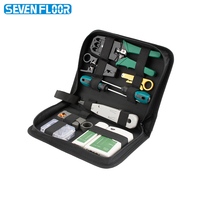 Kit d'outils de réparation de réseau informatique 10 en 1, testeur de câble LAN, coupe-câble, tournevis, pince, outil de sertissage, ensemble OEM ODM DIY