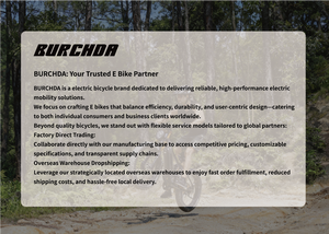 Fat Tire Electric Bicycle BURCHDA RX80 Rear Hub <strong>Motor</strong> 48V20AH 26 Inch 4.0 Lithium Battery 7Speed Full Suspension Adult Oil Brake - Product Image 6