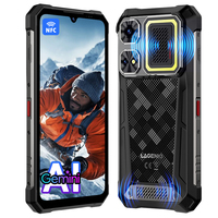 Nuevo Teléfono Inteligente Resistente LAGENIO Rhino1 Pro de 6.9 Pulgadas, 24(8+16)GB+256GB, 8MP+64MP, 12000mAh, 33W, Doble SIM, LTE, IP68, SOS, Android, NFC