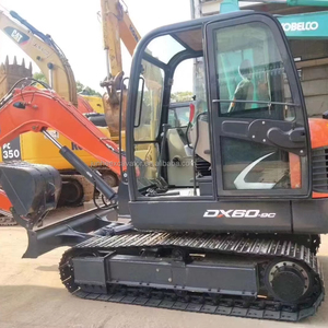 Miniexcavadora Doosan DX60-9 de 6 Toneladas, Motor Yanmar, Motor Hidráulico Kawasaki, Caja de Cambios, Bomba de Engranajes, Probada e Inspeccionada, en Buen Estado, en Venta - Product Image 1