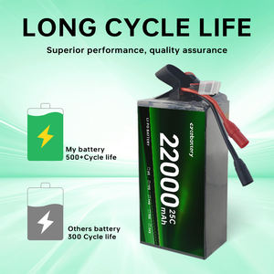 Аккумуляторная батарея 4S 6S 22000mah FPV 10000mah 8S 12S 14S 17S 18S 22,2 v Lipo батарея для FPV дрона по индивидуальному заказу - Product Image 4