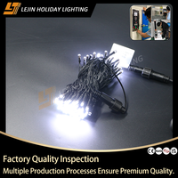 Guirlande lumineuse LED blanche de 10 m de haute qualité pour extérieur, fête, jardin, usage commercial, Noël, décorative, CE RoHS SAA UKCA, étanche