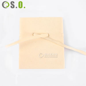 Estuche de Cuero para Joyería, Estuche de Terciopelo de Alta Calidad con Logotipo Personalizado, Estuche de Gamuza para Regalo - Product Image 4