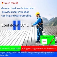 Revêtement de sol époxy à base de solvant, nano-isolant thermique, écologique, auto-nivelant, hautement réfléchissant la chaleur, imperméable