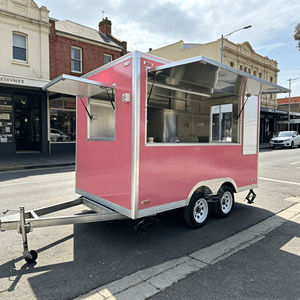 Carrito de Comida Pequeño para Snacks, Helados, Postres y Panadería, Carrito de Comida Móvil con Ruedas, Carrito de Café, Camión de Jugos - Product Image 2