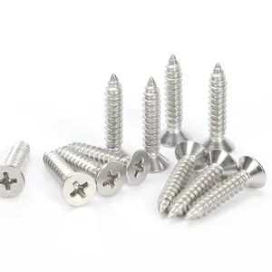 Factory Wholesale M2 M4 set countersunk truss pan head Stainless Steel 304 bolt drilling Self tapping Screw wood screw