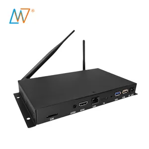 remote control 1080P digital signage media player via LAN/WiFi/3G/4G