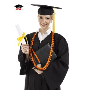 Set di colori personalizzati nero e arancione fornitore diretto di fabbrica Honor società laurea corde e Leis - Product Image 5
