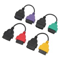 Cable adaptador de escáner OBD2, 4 Uds., reemplazo de Cable de diagnóstico de escaneo ECU para escáner Fiat ECU