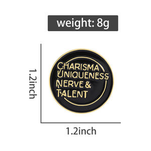 Be Bold Be Brave Be You esmalte Pin cita motivacional broche solapa insignia joyería regalo para adolescentes niñas amigos a granel - Product Image 6