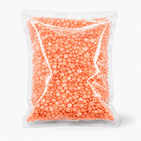 Cire dure sans colophane à la cerise 500g/1kg, séchage rapide en 1 seconde, sans bandes, indolore, sans danger pour les peaux sensibles, 9 couleurs, pour le visage