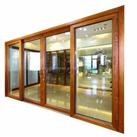 Meilleur prix Porte coulissante verticale intérieure solide Porte coulissante miroir pleine lite Porte coulissante en verre