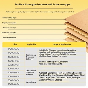 Extra Strong Cross Border FBA Shipping <b>Boxes</b> for Moving Storage and Packing - Product Image 4