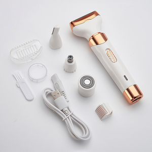 Depiladora Eléctrica Inalámbrica 4 en 1 para Mujer, Multifuncional, Recortadora de <span class=keywords><strong>Vello</strong></span> Púbico, Depiladora Facial, para Autos y Casas Rodantes - Product Image 3