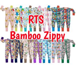 Piyama Bayi Bambu Zippy Lengan Panjang RTS Piyama Bambu Anak Kotak Misteri Blind Box Bayi Bambu Zippy - Product Image 1