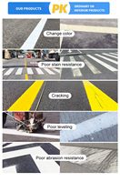 Peinture de marquage routier réfléchissante à fusion rapide, perles blanches et jaunes 20 %, pour lignes routières, Philippines DPWH