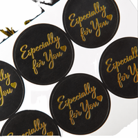 Etichette Adesive Personalizzate per Scatole in Carta Patinata, Impermeabili, con Logo del Marchio, Fustellate per Sigillare Confezioni e Scatole Regalo