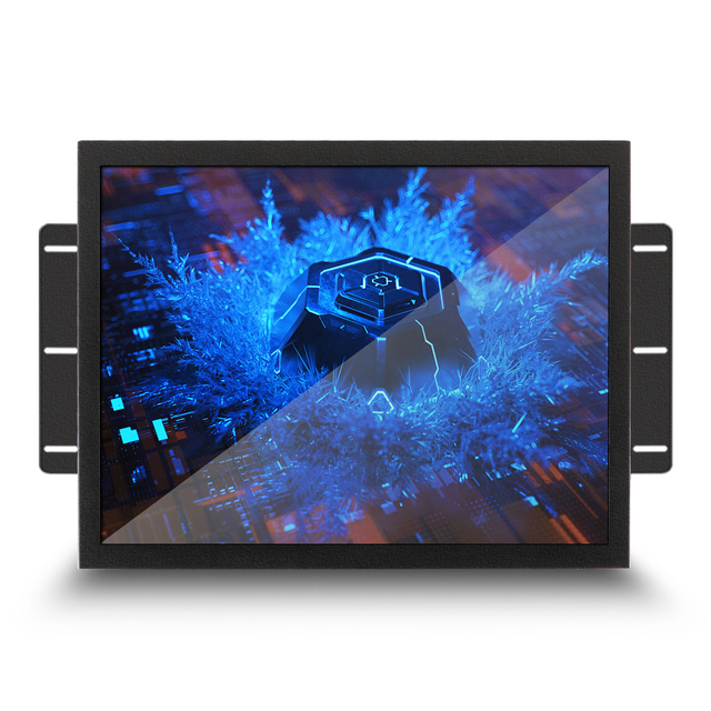 Lcd Industrial Monitor 4:3 1024X768 Dvi Vga Input Signal Open Frame Monitor 4Wire Resistive 15Inch Touch Screen Monitors