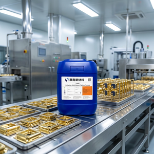 सोना चढ़ाना समाधान 70880 सोना 24K (पीतल) चढ़ाना प्रक्रिया/नकल 24K सोना चढ़ाना योजक/सोना इलेक्ट्रोप्लेटिंग योजक - Product Image 1