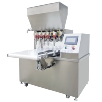 Machine de remplissage automatique pneumatique multifonctionnelle à 5 têtes à faible bruit pour liquides oraux, sirops médicaux et lignes de remplissage quantitatif
