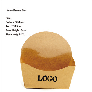 <span class=keywords><strong>Big</strong></span> Mac marrón corrugado de China. Hamburguesa en forma de hamburguesa saca fiambrera para la venta - Product Image 1