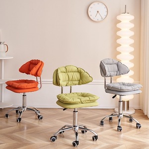 <span class=keywords><strong>Chaise</strong></span> de maquillage ergonomique <span class=keywords><strong>pour</strong></span> la chambre à coucher et le bureau avec rotation Lift Work Relaxation Modern Design Style Swivel Chair Made Steel Metal - Product Image 4