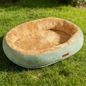 Cama para Mascotas de Lino XL para Otoño e Invierno, Caseta Gruesa con Pelo de Conejo, Ecológica, Diseño Sólido, Cálida para Perros y Gatos Grandes/Pequeños - Product Image 1