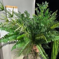 Plantes vertes artificielles en plastique sur le thème de la forêt pour décorations de mariage intérieures/extérieures, verdure artificielle Turtle-Back pour aquascaping