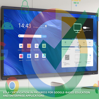 Pizarra Interactiva Inteligente Amdox ES Ultra 4K con Android 15, Cámara IA, Software para Reuniones IWB, 40 Puntos Táctiles, la Mejor de China