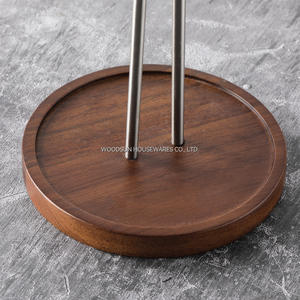 Woodsun Acacia Wood SS 430 supporto per <span class=keywords><strong>asciugamani</strong></span> di carta - Product Image 2