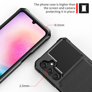 Étui portefeuille magnétique de luxe en cuir pour voiture avec boucle rabattable pour Samsung <span class=keywords><strong>Galaxy</strong></span> A72 A52 A52S <span class=keywords><strong>A12</strong></span> <span class=keywords><strong>M12</strong></span> F12 <span class=keywords><strong>A12</strong></span> Nacho - Product Image 3